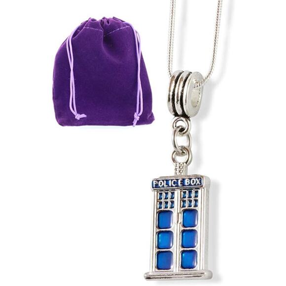 Police Box Necklace Merchandise for the Famous TV Show - Picture 1 of 5